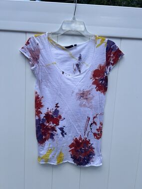 Martin + Osa Womens Top Short Sleeve Size XS Colorful